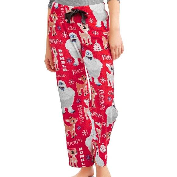 Rudolph the red nosed reindeer pajama pants Clearance
